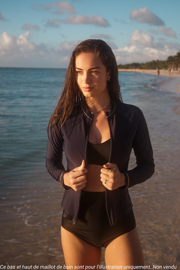 Maillot de bain anti-UV Bleu Océan Nuvées