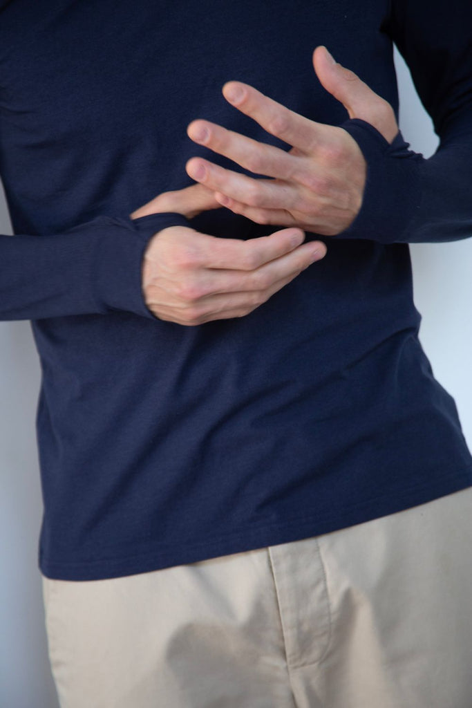 T-shirt anti-UV homme Bleu Océan Nuvées - KER SUN