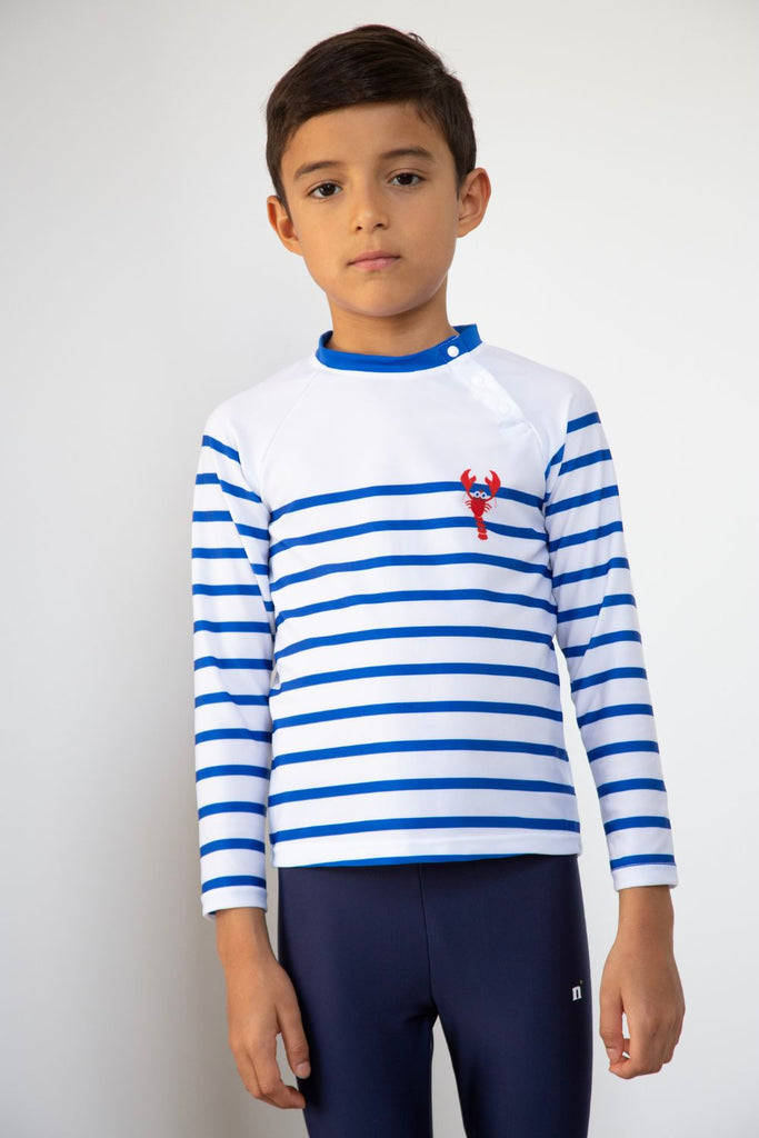 T-shirt de bain anti-UV enfant homard Nuvees - KER SUN