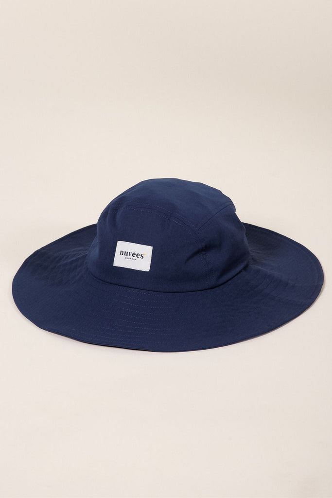 Chapeau anti-UV homme à bord moyen - Bleu Océan - Nuvées - KER SUN