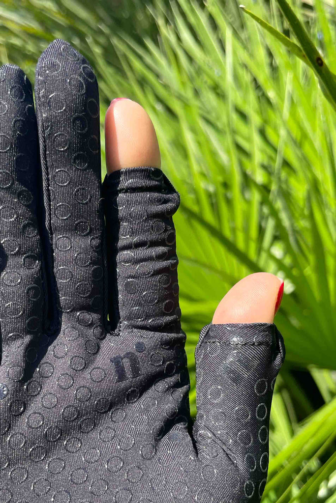 Gants anti-UV femme homme - Noir - Nuvées - KER SUN